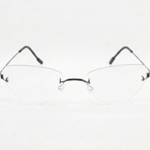 Armação de Titânio Gatinha Ultra-Leve Screwless Sem Parafusos com Filtro de Luz Azul