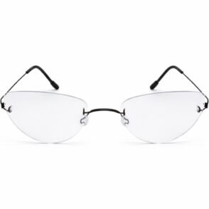 Óculos de Leitura Gatinha em Titânio Sem Parafusos Screwless com Filtro de Luz Azul para Presbiopia