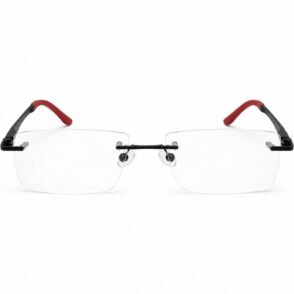 Armação de Óculos Retangular Sem Aro (Flutuante) com Design Minimalista LA-HD1010