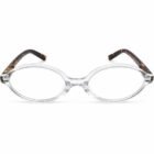HB2168-Cristal Transparente com Hastes Tartaruga Marrom-1